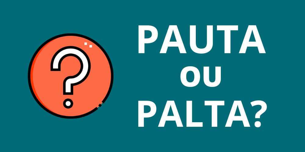 pauta ou palta