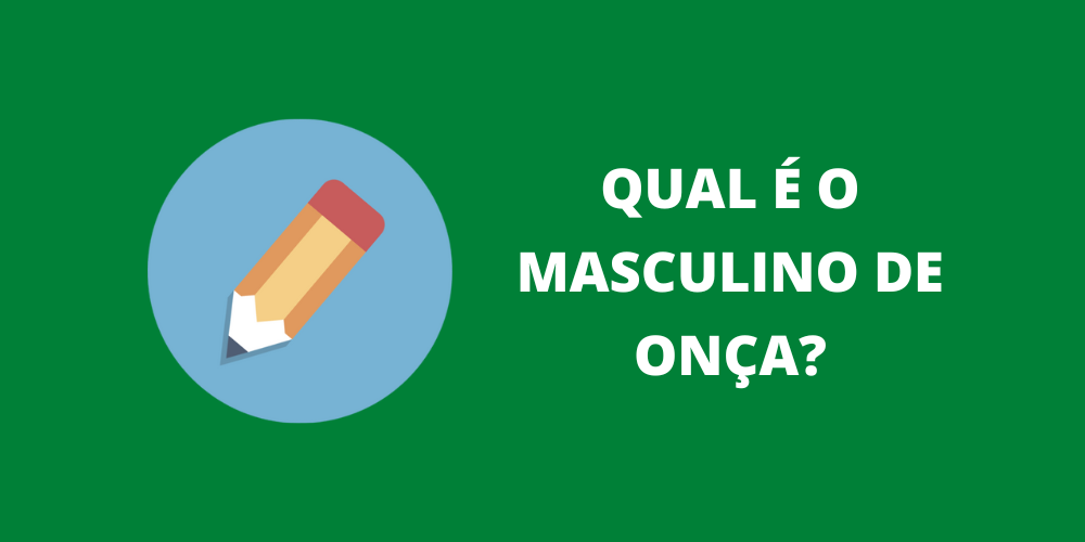 masculino de onça