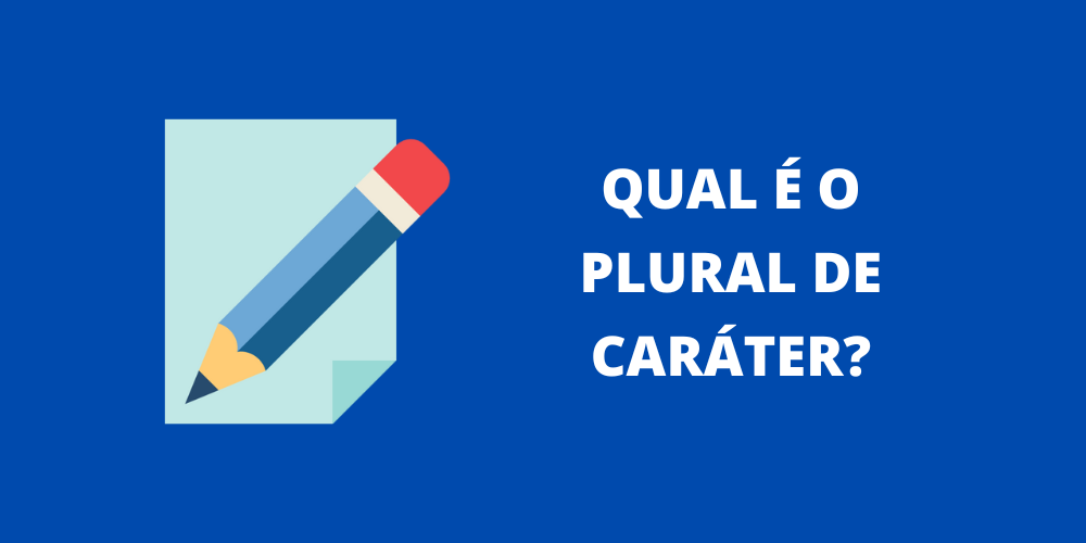 plural de caráter